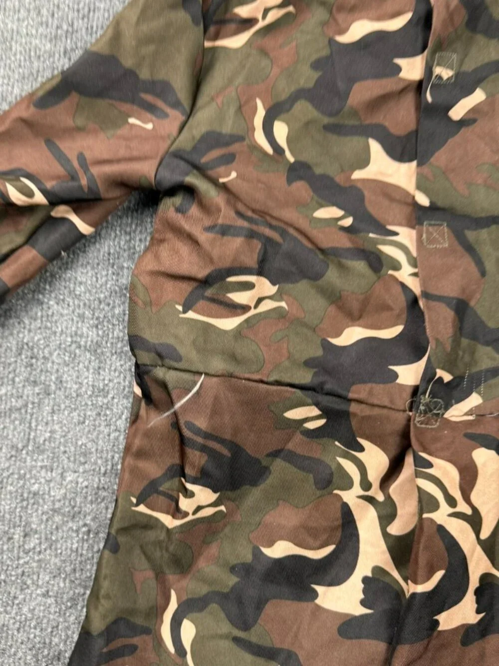 Boys Camouflage Jumpsuit Costume with Tactical Vest - Size Small/Medium